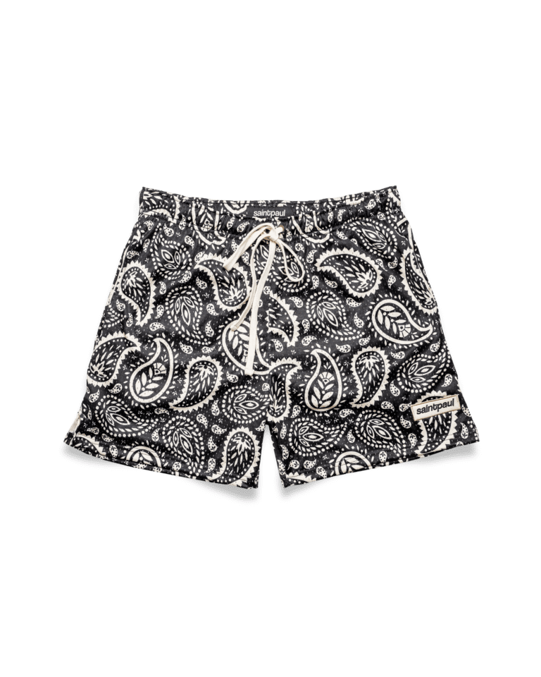 Royal paisley shorts
